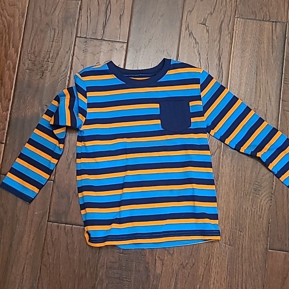 💥3for$12💥 Okie Dokie boy's striped shirt size 5